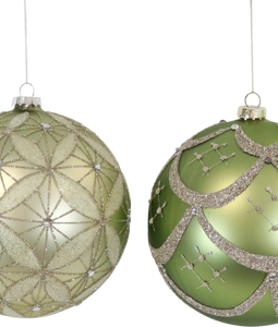 7923 X-MAS BALLS ELEGANCE S/4